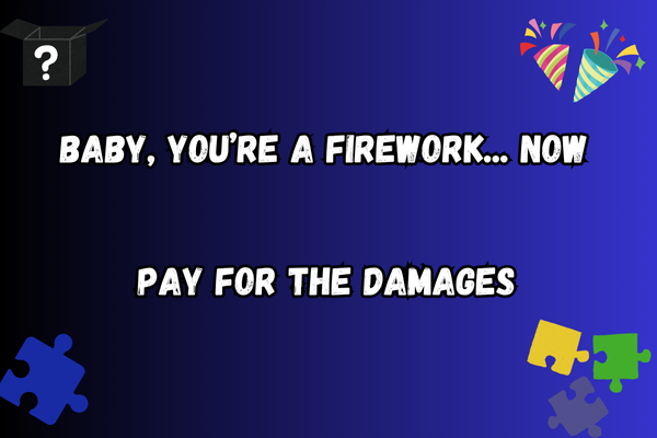 Naughty Fireworks Pun