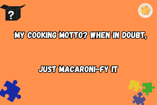 Tasty Macaroni Puns