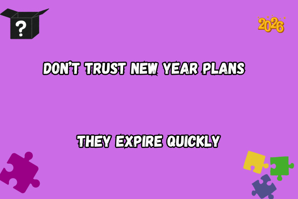 New Year Plan Puns