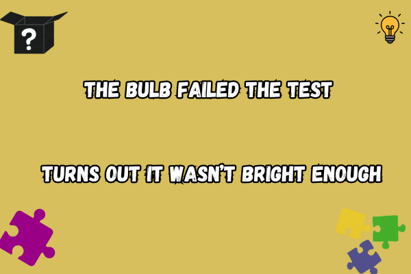 Funny Bulb pun